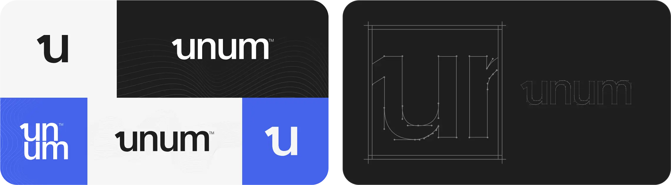 Variações e reduções da marca Unum