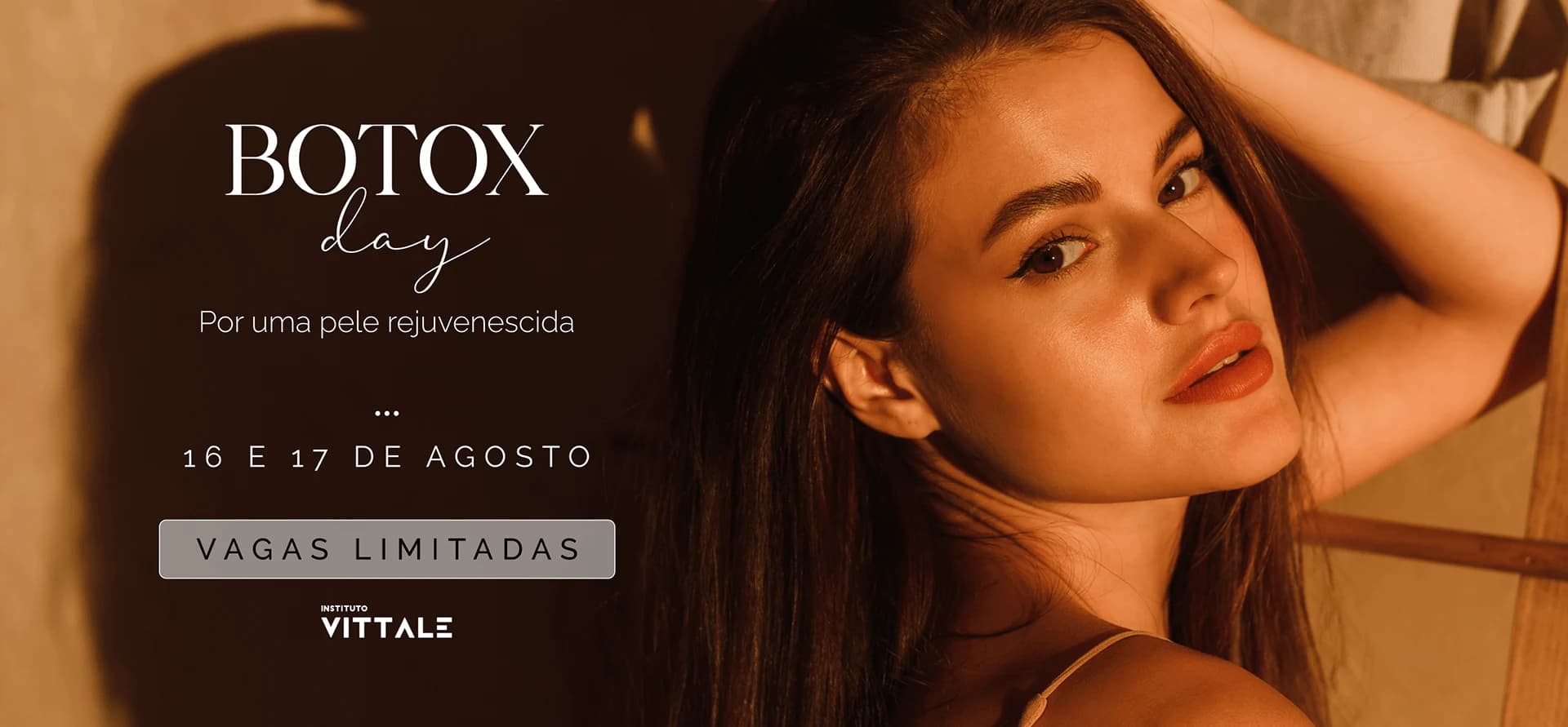 Key visual da campanha Botox Day do Instituto Vittale