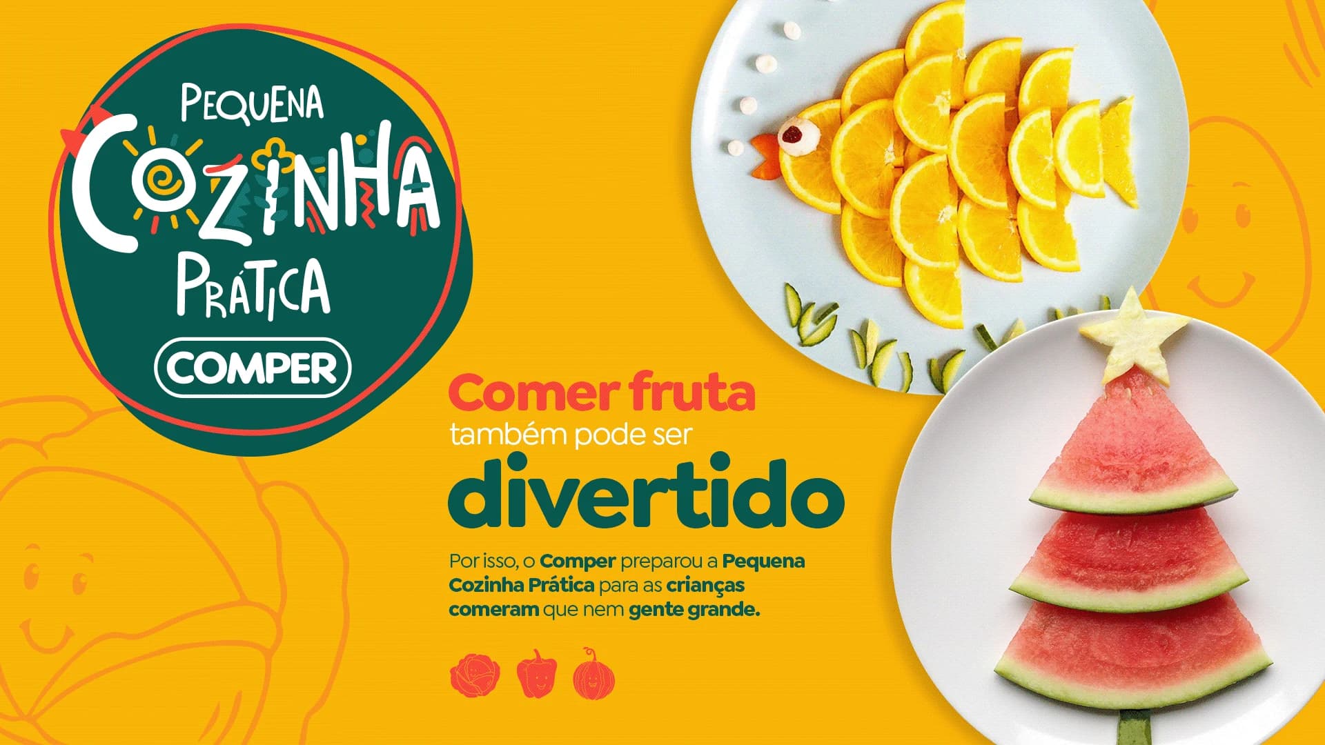 Banner do projeto Pequena Cozinha Prática da campanha É da nossa raiz