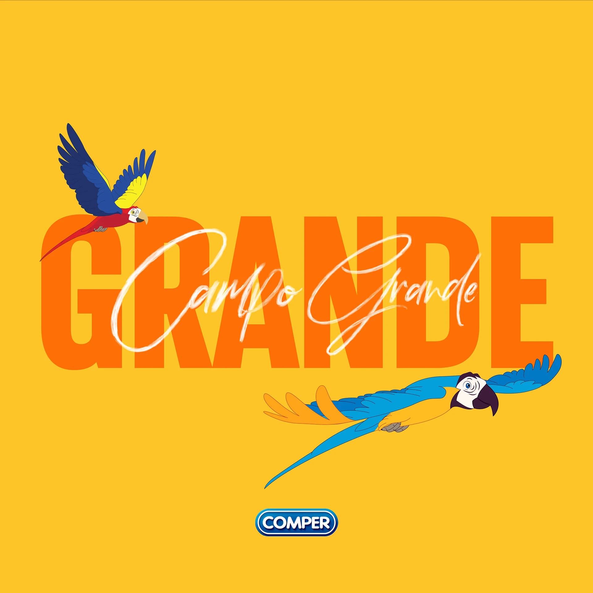 Key visual Grande Campo Grande para o aniversário de Campo Grande